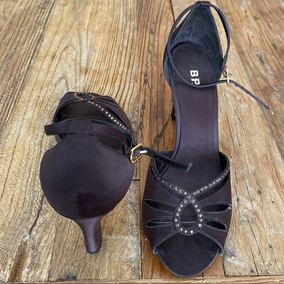 BP. Brown Strappy Heels - Picture 3 of 4